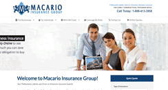 Desktop Screenshot of macarioinsurance.com